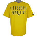Starter (NHL) - Pittsburgh Penguins Big Logo T-Shirt 1990s X-Large Vintage Retro Hockey