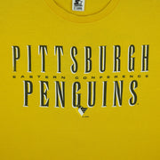 Starter (NHL) - Pittsburgh Penguins Big Logo T-Shirt 1990s X-Large Vintage Retro Hockey