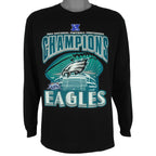 NFL - Philadelphia Eagles Long Sleeved Shirt 2004 Large Vintage Retro Football