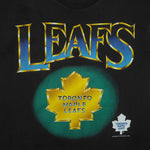 NHL (Pro Look) - Toronto Maple Leafs Gold Leaf T-Shirt 1994 Large Vintage Retro Hockey