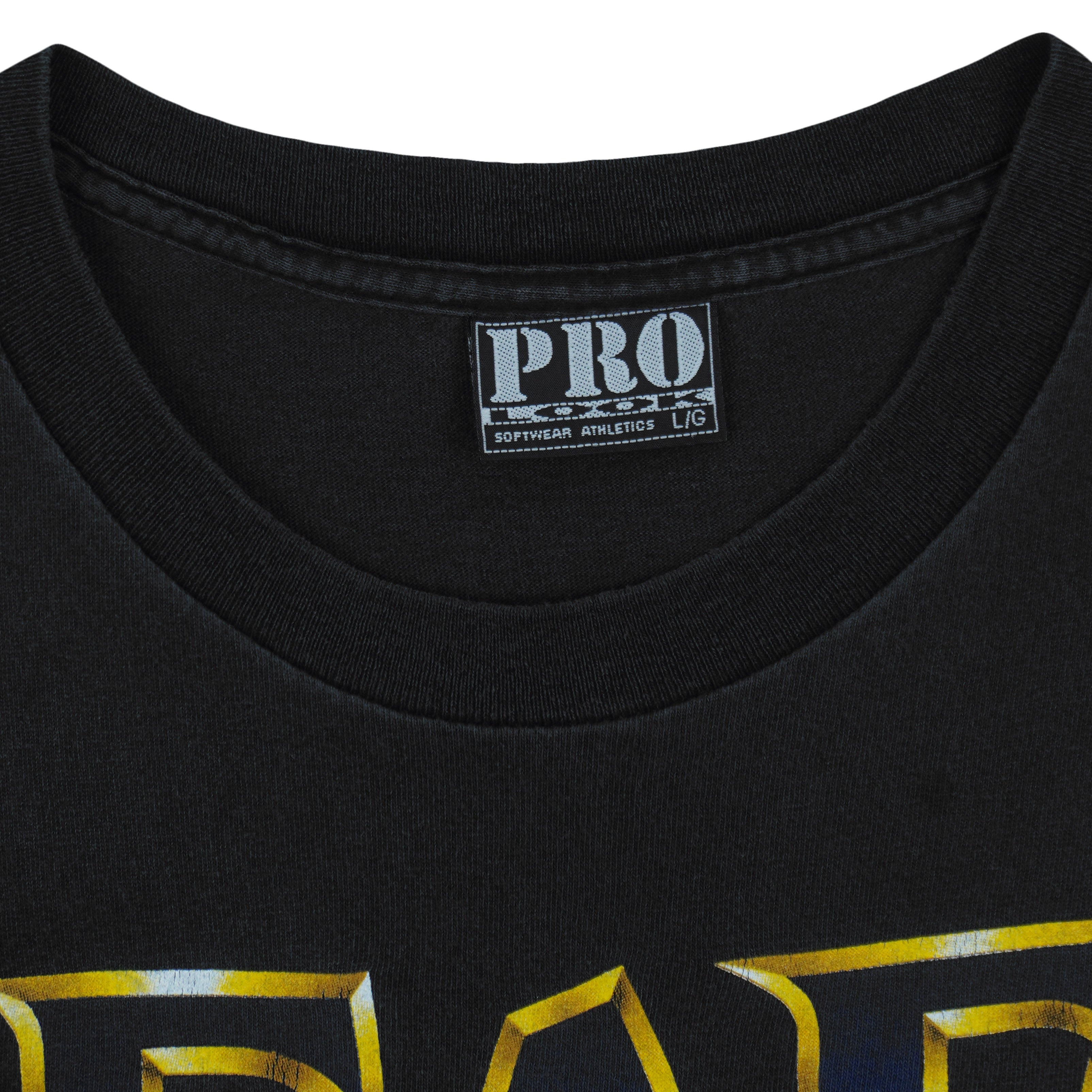NHL (Pro Look) - Toronto Maple Leafs Gold Leaf T-Shirt 1994 Large Vintage Retro Hockey