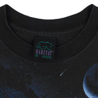 Vintage (Habitat) - Tigers Moon Jungle All Over Print T-Shirt 1990s Medium Vintage Retro