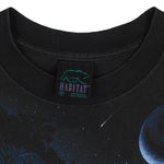 Vintage (Habitat) - Tigers Moon Jungle All Over Print T-Shirt 1990s Medium Vintage Retro