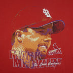 MLB - St. Louis Cardinals Mark McGwire Big Face T-Shirt 1990s Large Vintage Retro Baseball