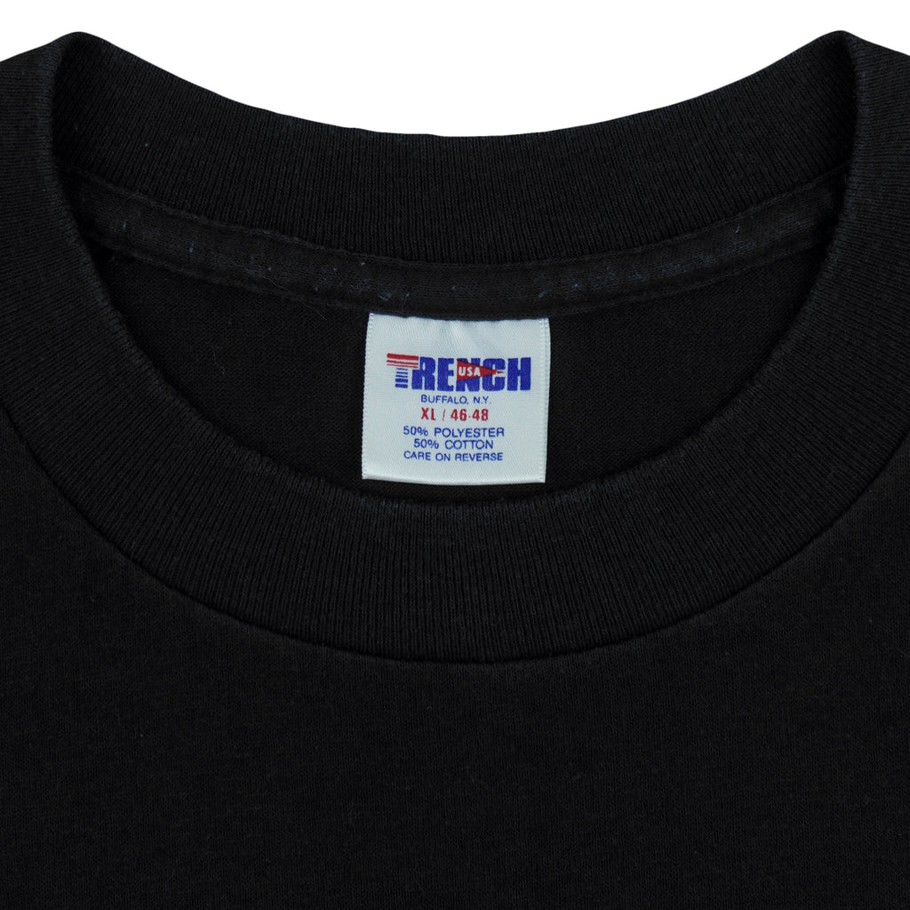 NFL (Trench) - New Orleans Saints Twenty-Fifth Anniversary T-Shirt 1990s X-Large Vintage Retro Football