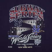 MLB (Delta) - Yankees VS Mets Subway Series T-Shirt 2000 Large Vintage Retro Baseball
