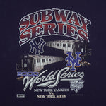 MLB (Delta) - Yankees VS Mets Subway Series T-Shirt 2000 Large Vintage Retro Baseball
