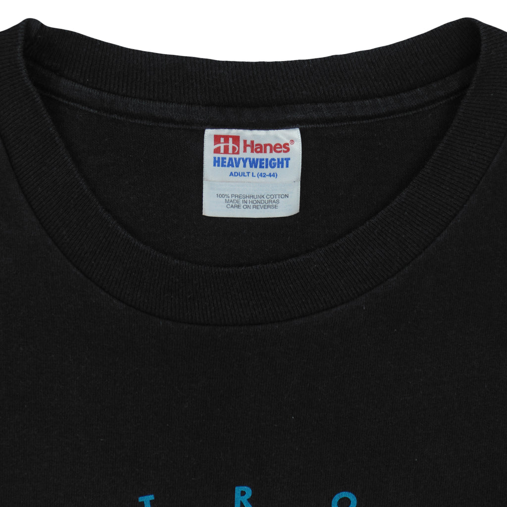 NBA (Hanes) - Detroit Pistons T-Shirt 1990s Large Vintage Retro Basketball