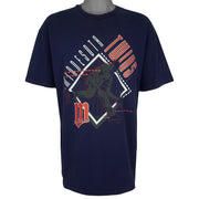 MLB (Champknit) - Minnesota Twins Spell-Out T-Shirt 1990s X-Large Vintage Retro Baseball
