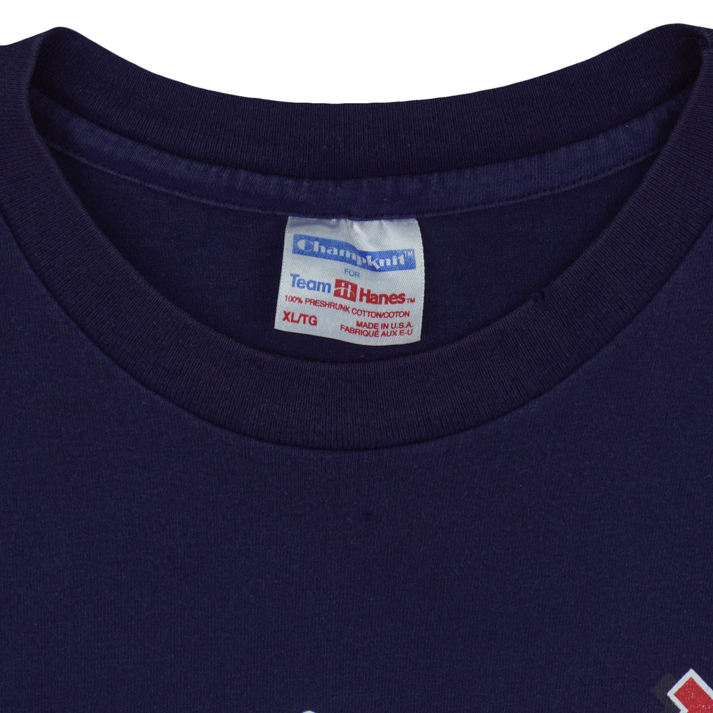 MLB (Champknit) - Minnesota Twins Spell-Out T-Shirt 1990s X-Large Vintage Retro Baseball