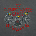 Adidas - Calgary Winter Olympics Crew Neck Sweatshirt 1988 Medium Vintage Retro