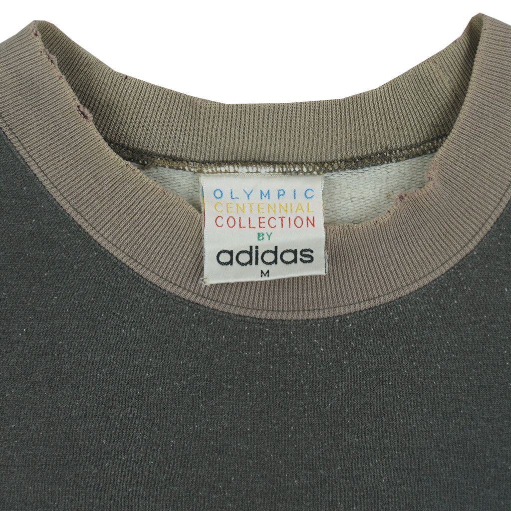 Adidas - Calgary Winter Olympics Crew Neck Sweatshirt 1988 Medium Vintage Retro