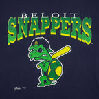 MLB (Majestic) - Beloit Snappers Single Stitch T-Shirt 1996 Large Vintage Retro Baseball
