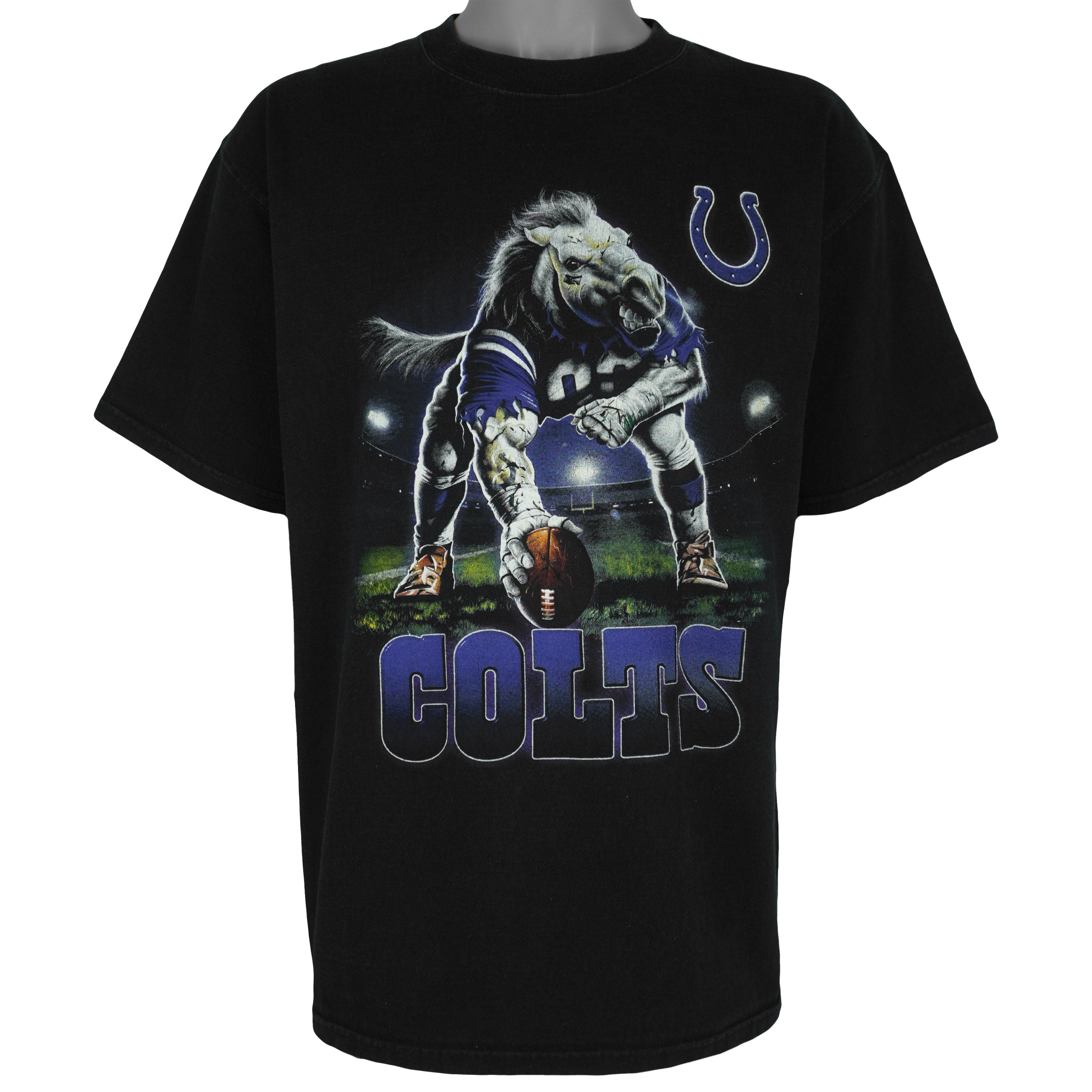 NFL - Indianapolis Colts Football T-Shirt 1990s Large Vintage Retro Football