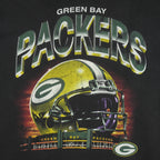 NFL (True Fan) - Green Bay Packers Helmet T-Shirt 1990s Large Vintage Retro Football