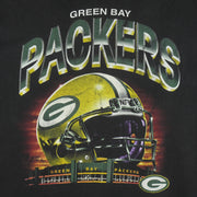 NFL (True Fan) - Green Bay Packers Helmet T-Shirt 1990s Large Vintage Retro Football
