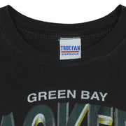 NFL (True Fan) - Green Bay Packers Helmet T-Shirt 1990s Large Vintage Retro Football