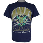 MLB (Hanes) - Milwaukee Brewers American League T-Shirt 1994 Medium  Vintage Retro Baseball