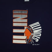 NCAA (The Game) - Illinois Fighting Illini T-Shirt 1990s X-Large Vintage Retro