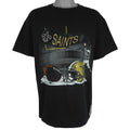 NFL (Nutmeg) - New Orleans Saints Football T-Shirt 1993 Large Vintage Retro Football