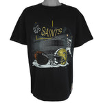 NFL (Nutmeg) - New Orleans Saints Football T-Shirt 1993 Large