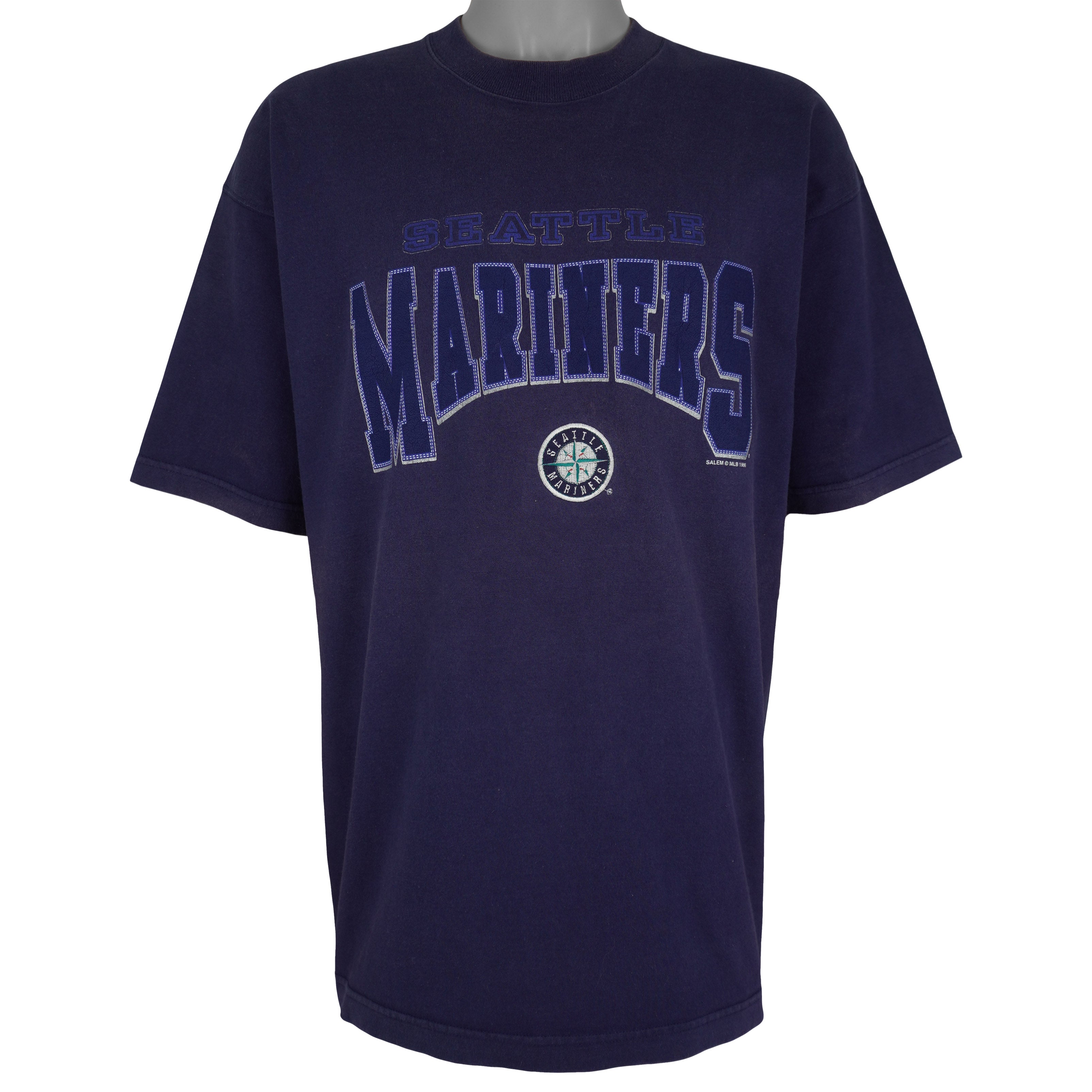MLB (Pro Player) - Seattle Mariners Baseball T-Shirt 1996 X-Large Vintage Retro Baseball