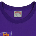 NBA (Nutmeg) - Purple Phoenix Suns Double Jersey T-Shirt 1990s Large Vintage Retro Basketball