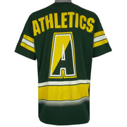 MLB (Salem) - Oakland Athletics American League Spell-Out T-Shirt 1990s X-Large Vintage Retro Baseball