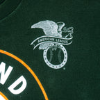 MLB (Salem) - Oakland Athletics American League Spell-Out T-Shirt 1990s X-Large Vintage Retro Baseball