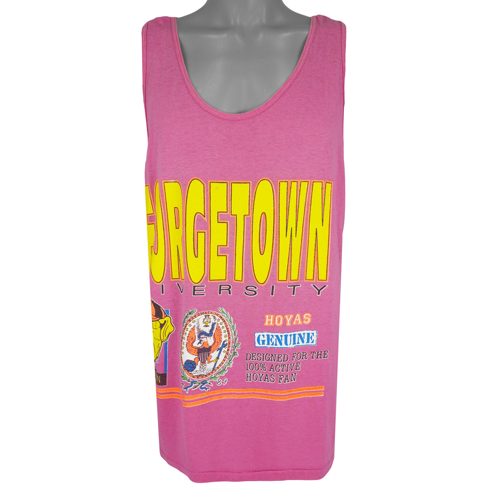 NCAA  - Georgetown Hoyas University Sleeveless Shirt 1990s X-Large Vintage Retro