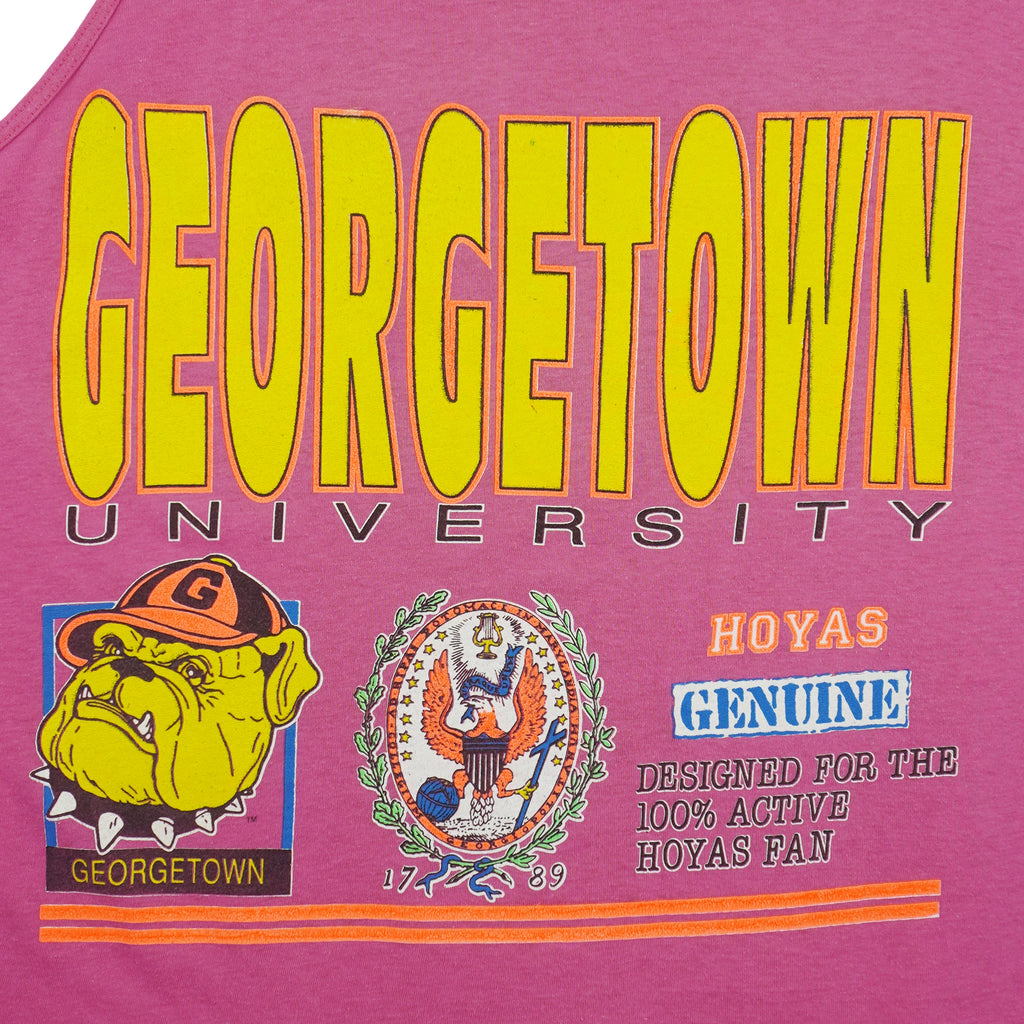 NCAA  - Georgetown Hoyas University Sleeveless Shirt 1990s X-Large Vintage Retro