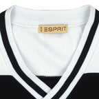 Esprit - Embroidered Jersey 1990s Large Vintage Retro