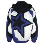 NFL (Apex One) - Dallas Cowboys Big Logo Puffer Jacket 1990s Medium Vintage Retro Football
