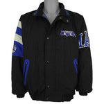 Starter (NBA) - Orlando Magic Zip & Button Up Puffer Jacket 1990s Medium Vintage Retro Basketball