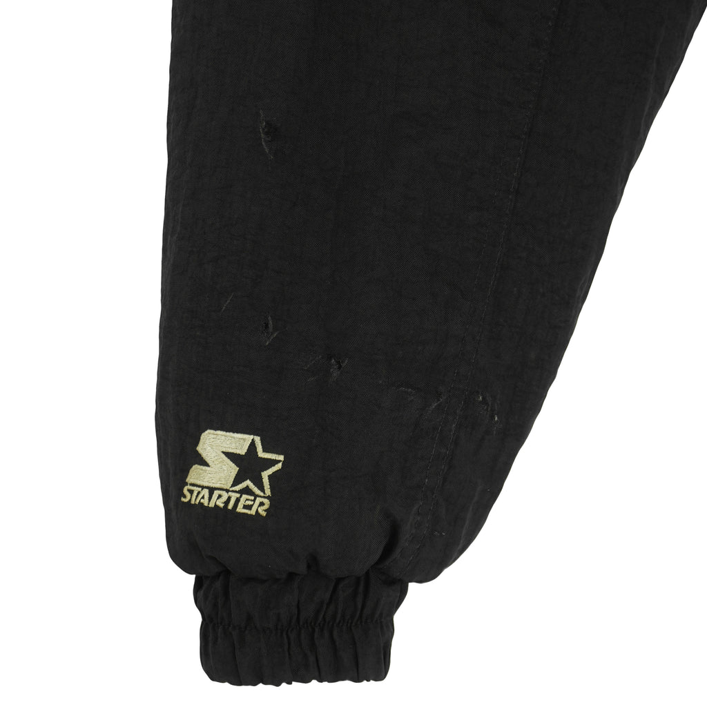 Starter (NBA) - Orlando Magic Zip & Button Up Puffer Jacket 1990s Medium Vintage Retro Basketball