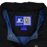 Starter (NBA) - Orlando Magic Zip & Button Up Puffer Jacket 1990s Medium Vintage Retro Basketball