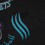 NBA (Color Works) - Charlotte Hornets Basketball Single Stitch T-Shirt 1990s 3X-Large Vintage Retro Basketball