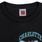 NBA (Color Works) - Charlotte Hornets Basketball Single Stitch T-Shirt 1990s 3X-Large Vintage Retro Basketball