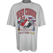 Vintage (Bulletin Athletic) - Team Canada Going for Gold Hockey T-Shirt 1990s X-Large Vintage Retro