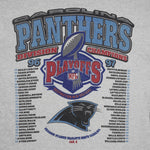 NFL - Carolina Panthers Divisional Playoff Long Sleeved Shirt 1997 X-Large Vintage Retro Football