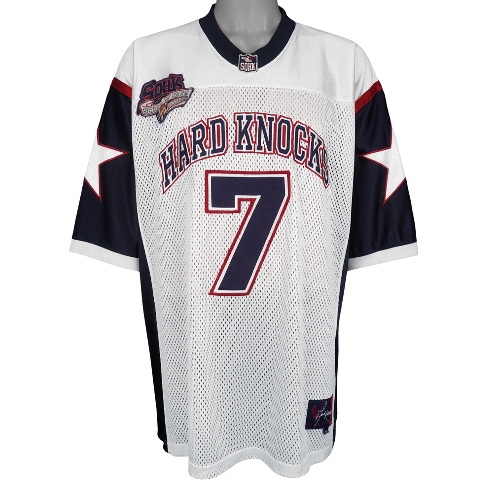 Vintage (SOHK) - School of Hard Knocks No.7 Spell-Out Jersey 1990s XX-Large Vintage Retro