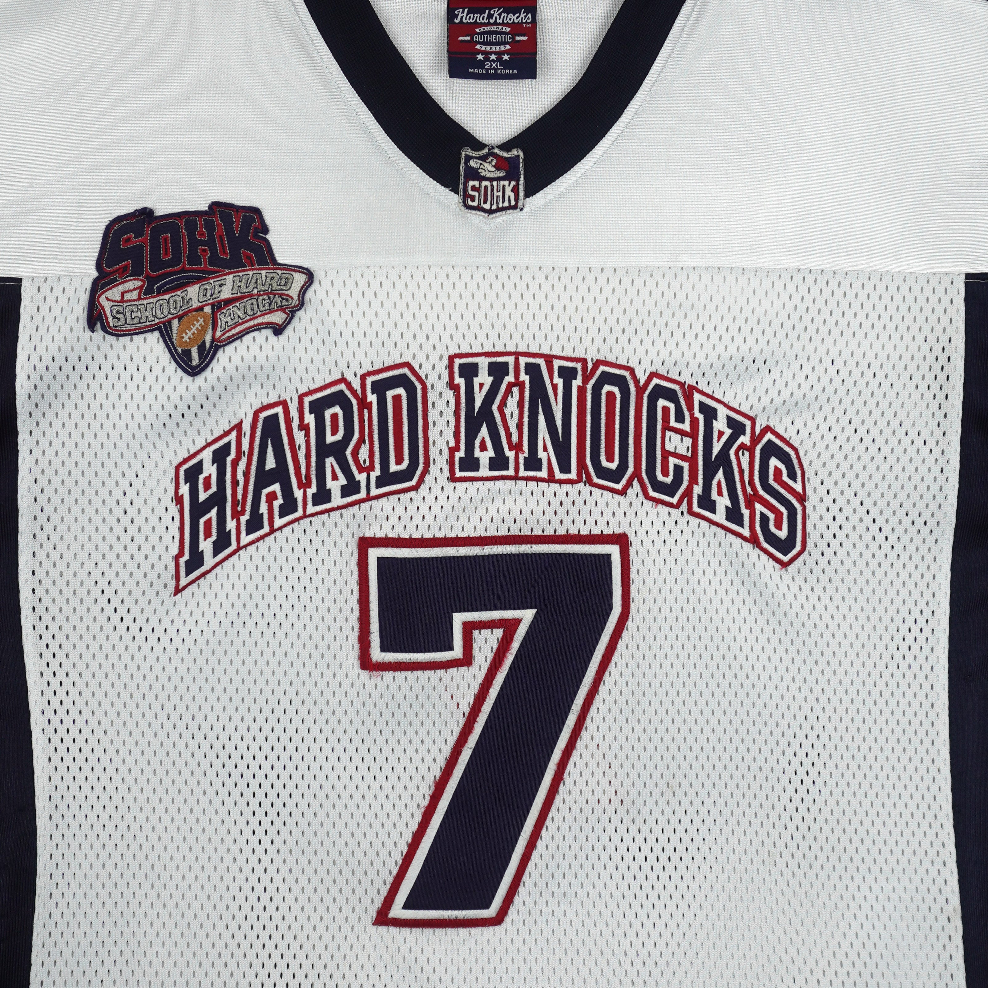 Vintage (SOHK) - School of Hard Knocks No.7 Spell-Out Jersey 1990s XX-Large Vintage Retro
