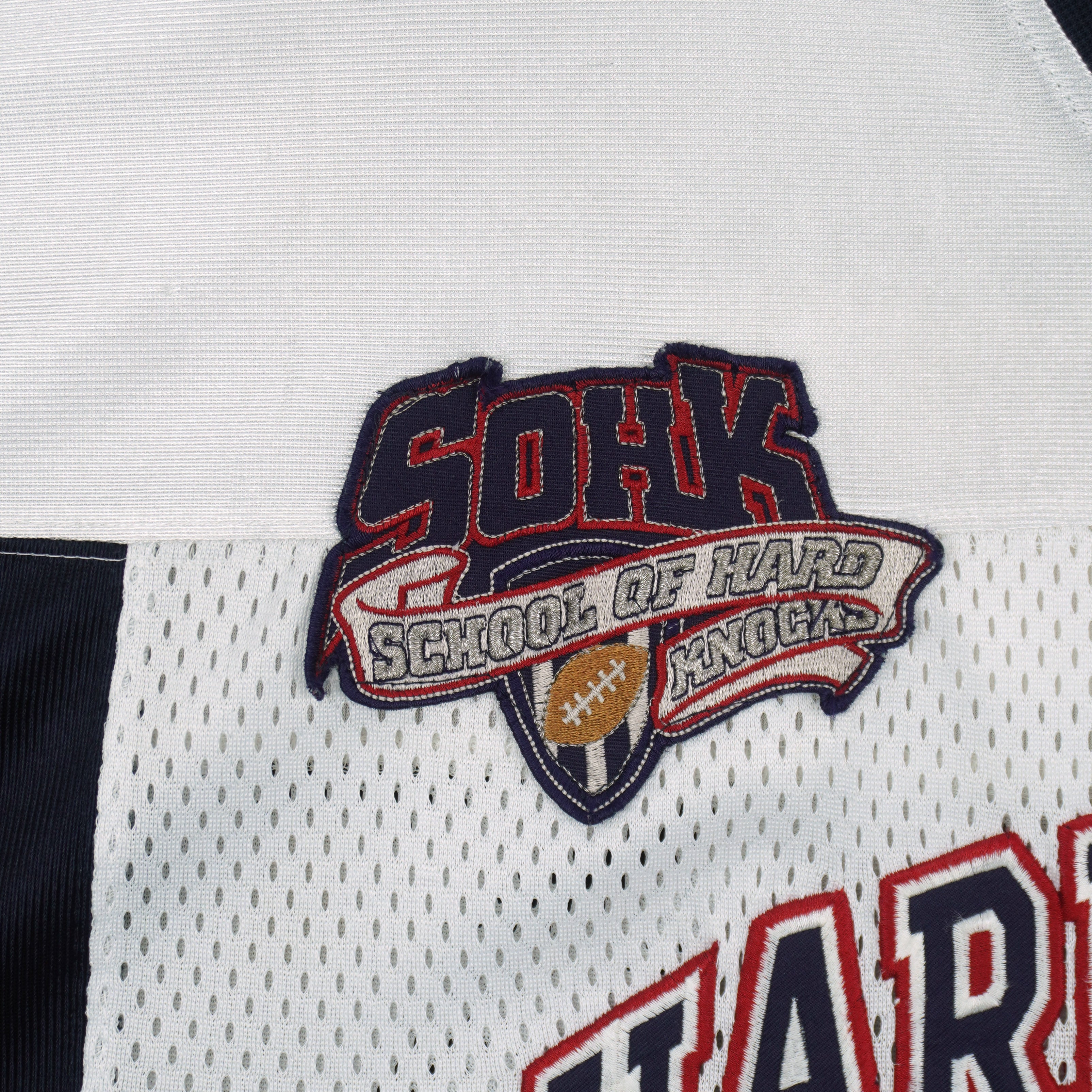 Vintage (SOHK) - School of Hard Knocks No.7 Spell-Out Jersey 1990s XX-Large Vintage Retro