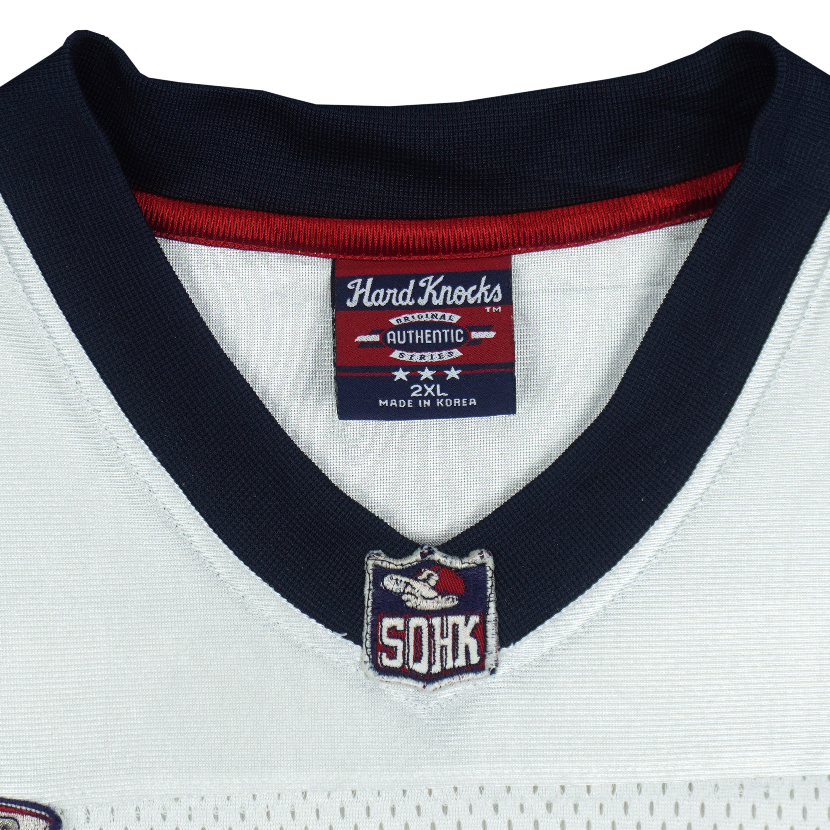 Vintage (SOHK) - School of Hard Knocks No.7 Spell-Out Jersey 1990s XX-Large Vintage Retro