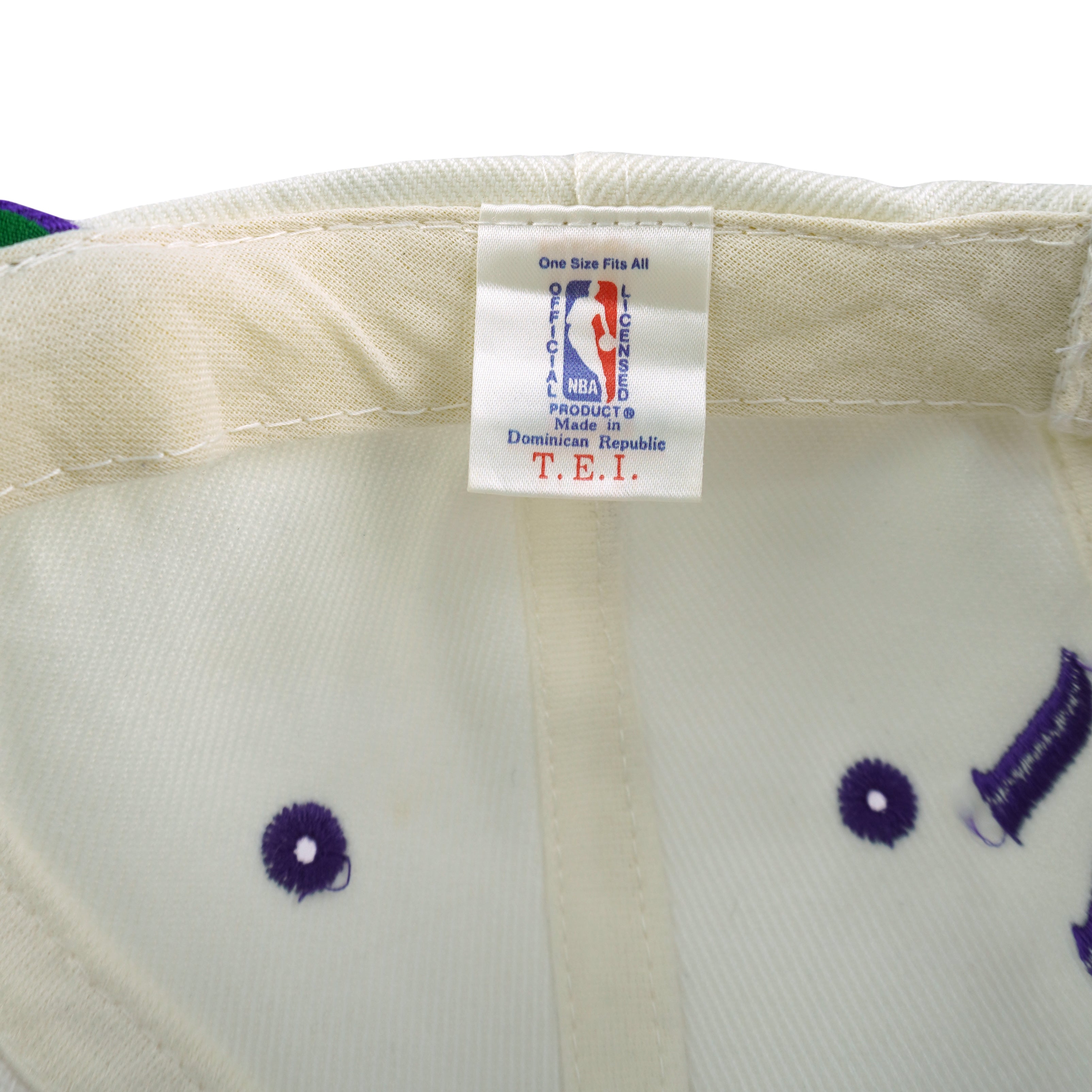 NBA - Utah Jazz Big Spell-Out Snapback Hat 1990s OSFA Vintage Retro Basketball