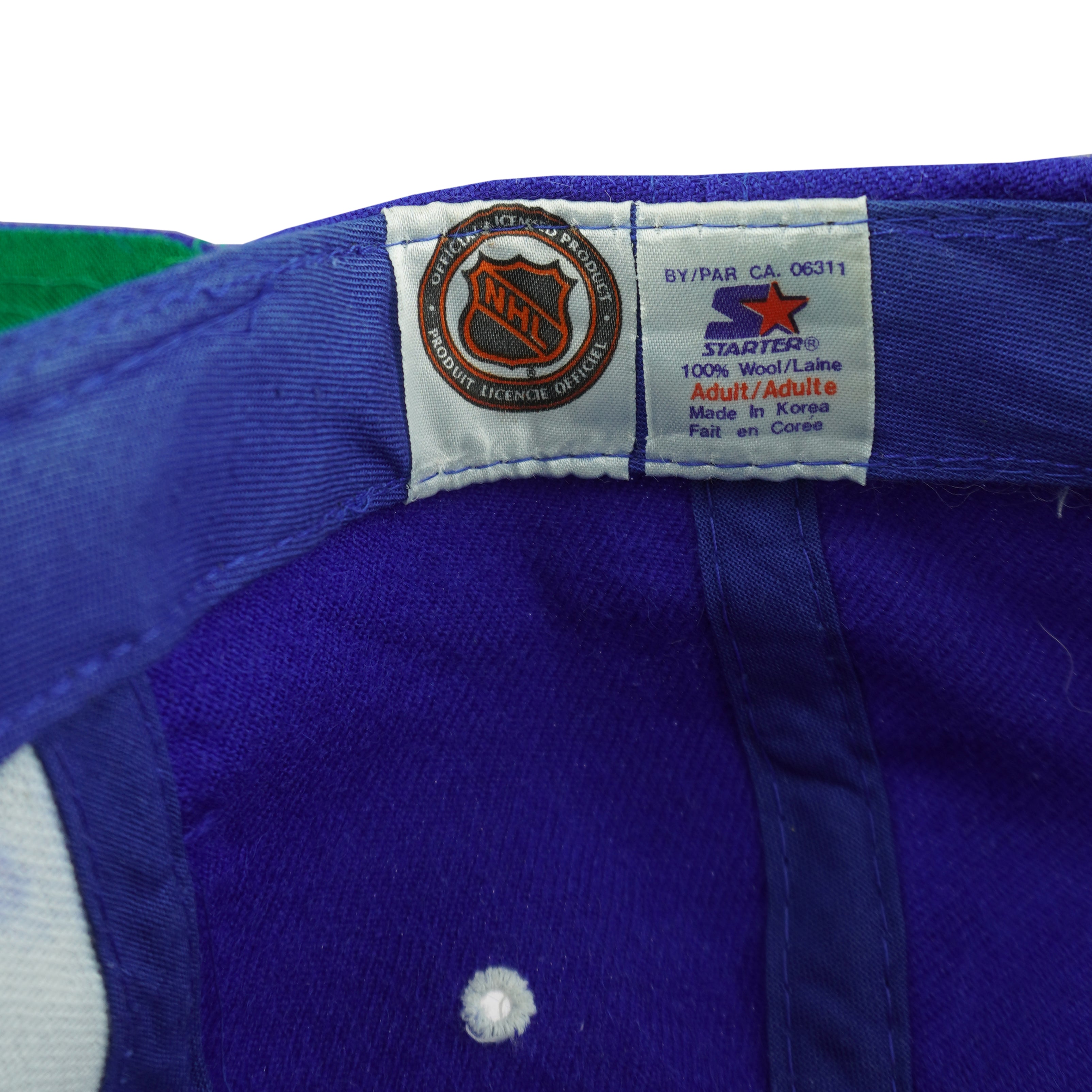 Starter (NHL) - Toronto Maple Leafs Snapback Hat 1990s OSFA Vintage Retro Hockey