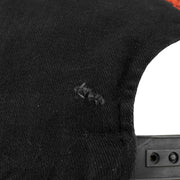 NBA (Sports Specialties) - Black & Red Chicago Bulls Snapback Hat 1990s OSFA Vintage Retro Basketball