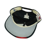 NBA (Sports Specialties) - Black & Red Chicago Bulls Snapback Hat 1990s OSFA Vintage Retro Basketball