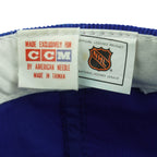 NHL (CCM) - New York Rangers Corduroy Snapback Hat 1990s OSFA Vintage Retro Hockey
