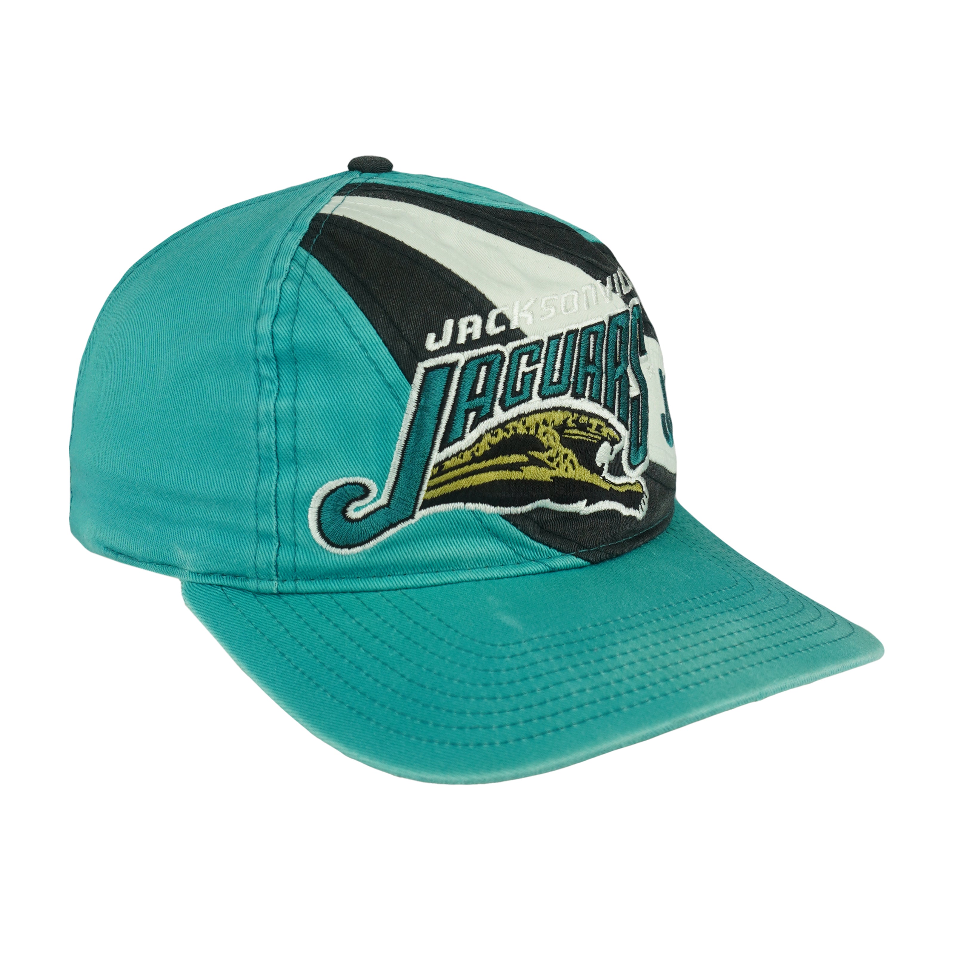 NFL (Eastport) - Jacksonville Jaguars Snapback Hat 1990s OSFA Vintage Retro Football